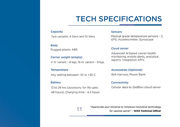 ActiPod Tech Specification